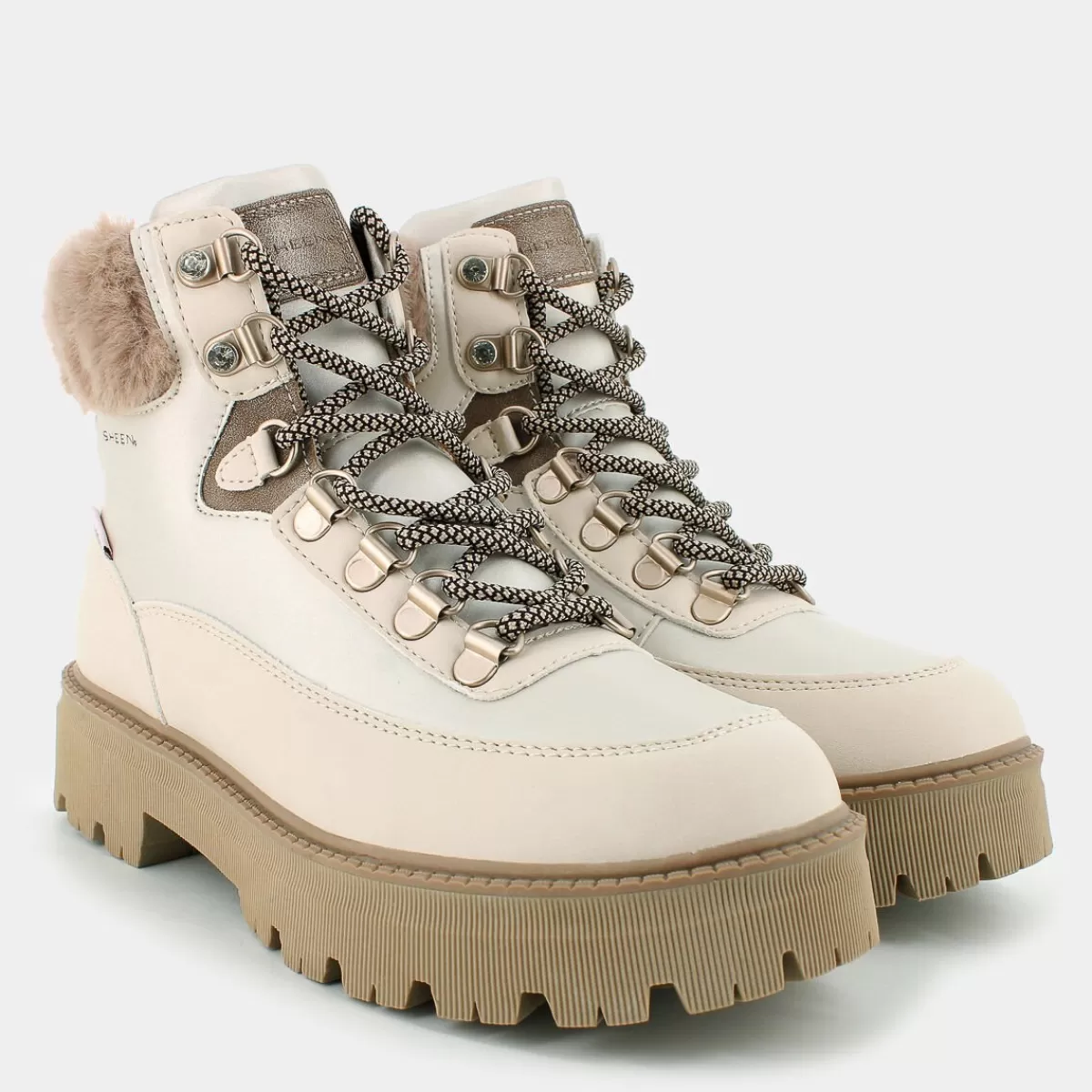 CI-I24D-05CREMA- SCARPONCINI^SHEEN Fashion