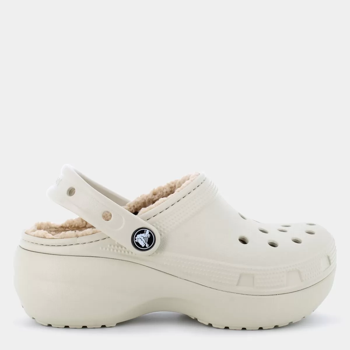 CR.207938Classic Platform Lined Clog WBone- CIABATTE^CROCS Shop