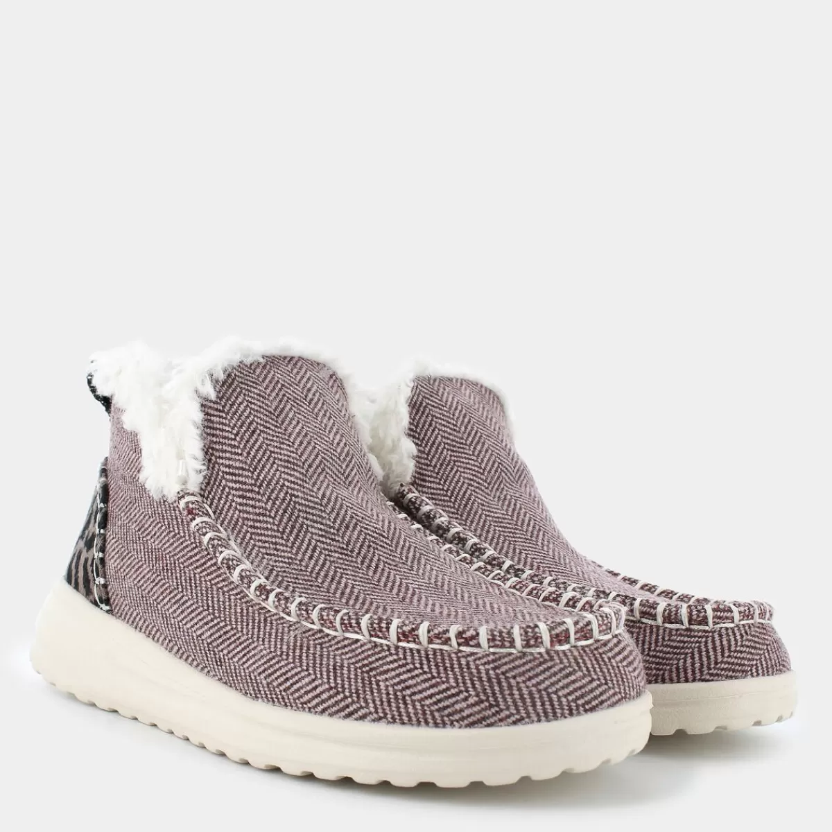42033-255DENNYLEOPARD BROWN- TRONCHETTI^HEY DUDE Best Sale