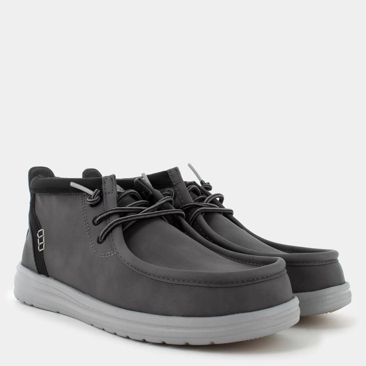 HD.42051WALLY MID CLASSICGREY/BLACK- SCARPONCINI^HEY DUDE Shop