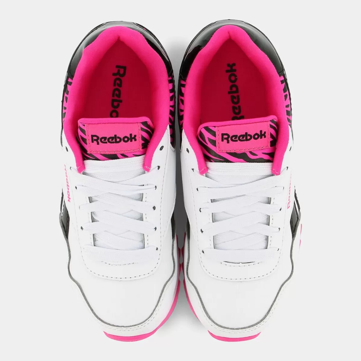 IE4177ROYAL CL JOG PLATFORMwhite/core black/LASER PINK- SPORTIVE^REEBOK Outlet