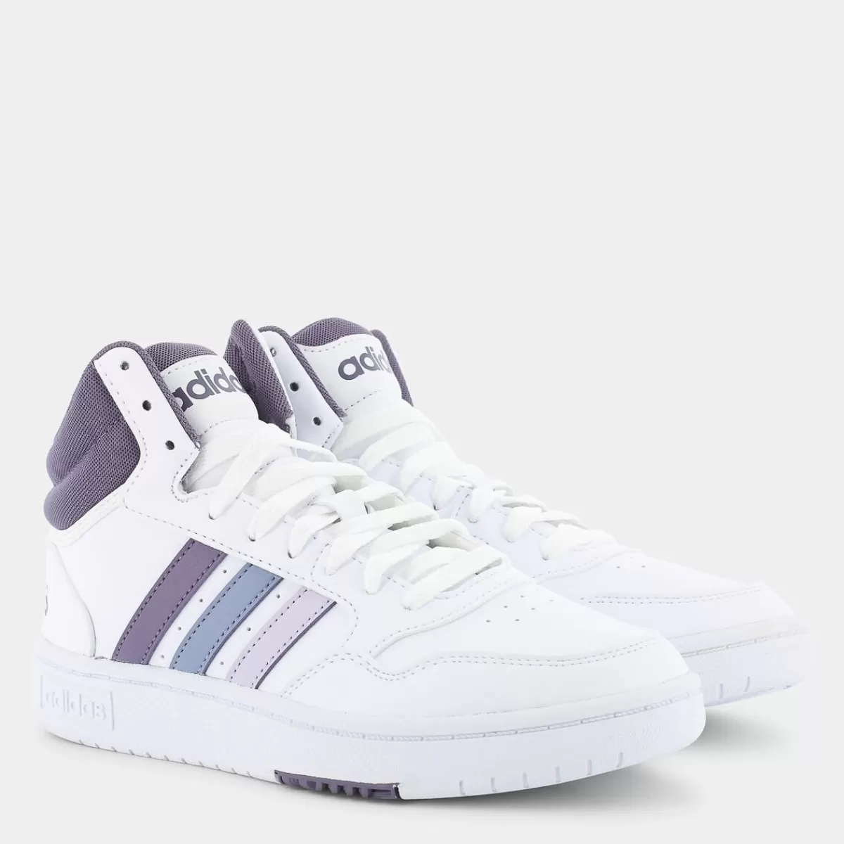 IF5306HOOPS 3.0 MID Wwhite/silver dawn/silver violet- SPORTIVE^ADIDAS Shop