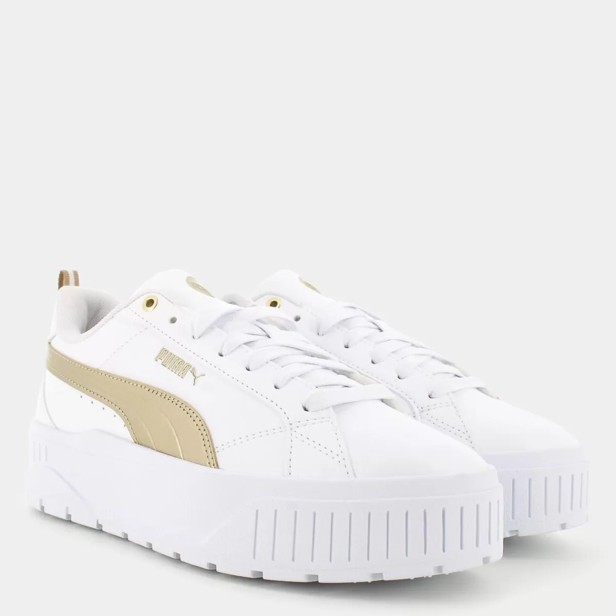 398892KARMEN II METALLIC DREAMWhite/Matte Gold- SPORTIVE^PUMA Fashion