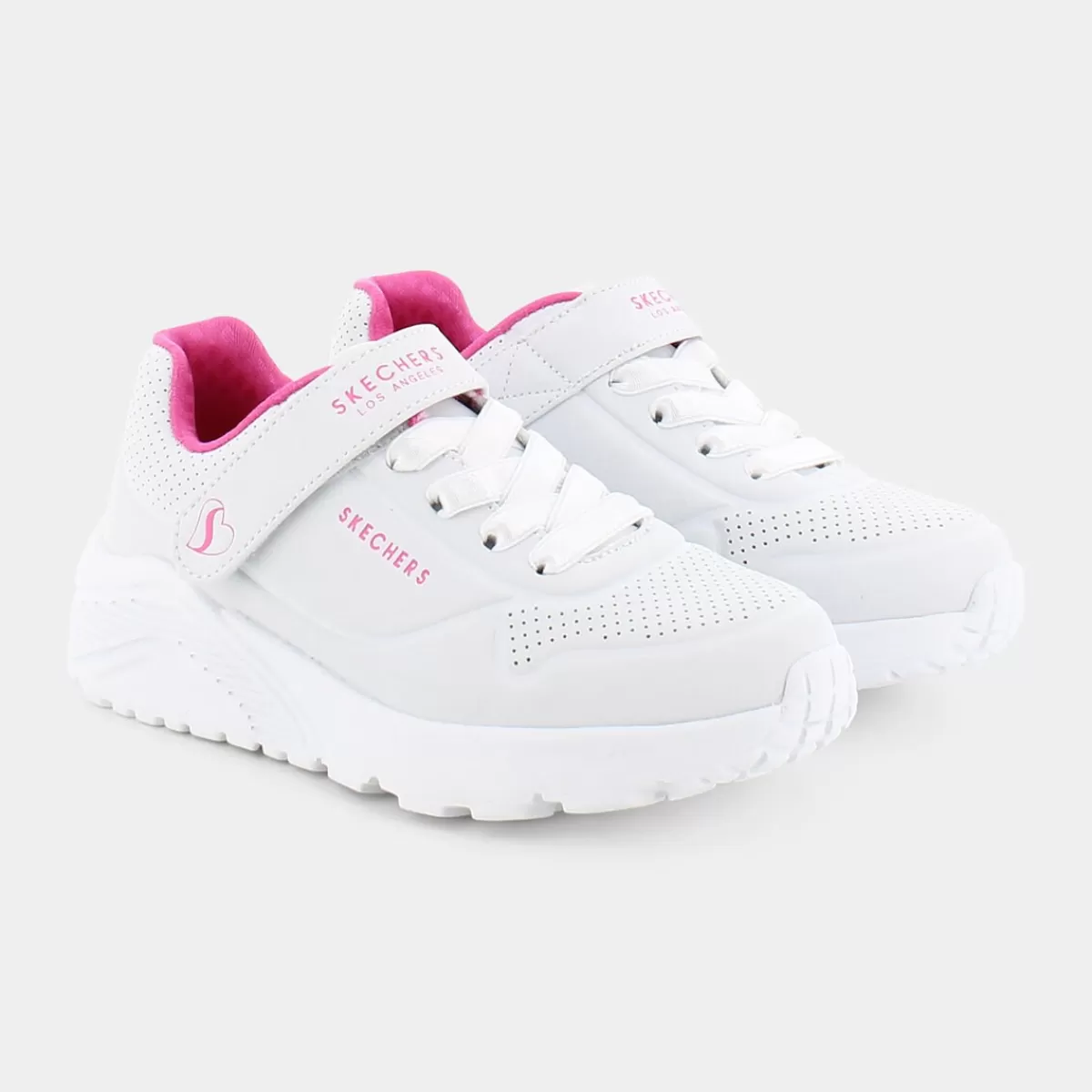 310451LUNO LITEWhite /H. Pink- SPORTIVE^SKECHERS Cheap