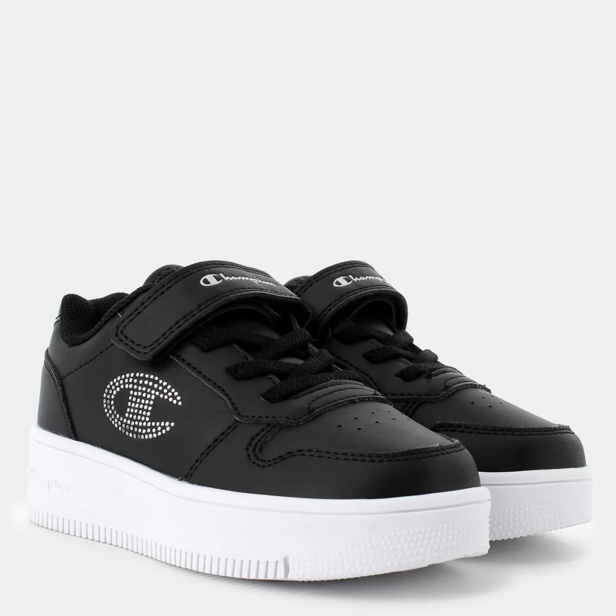 S32830REBOUND PLATFORM GLITTER G PS LOWNBK/SILVER- SPORTIVE^CHAMPION Shop