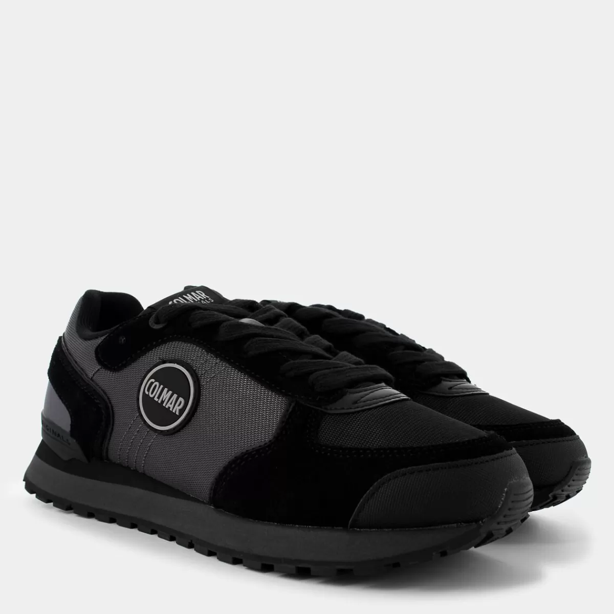 TRAVIS-BLACK / ANTHRACITE- SNEAKERS^COLMAR New