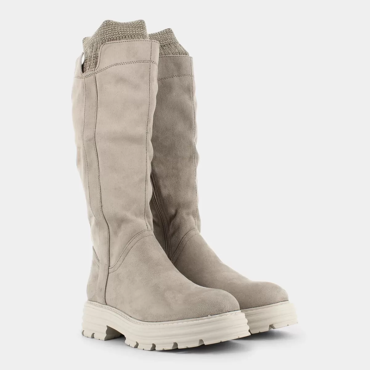 TX-I23D-13TAUPE- STIVALI^SHEEN Fashion