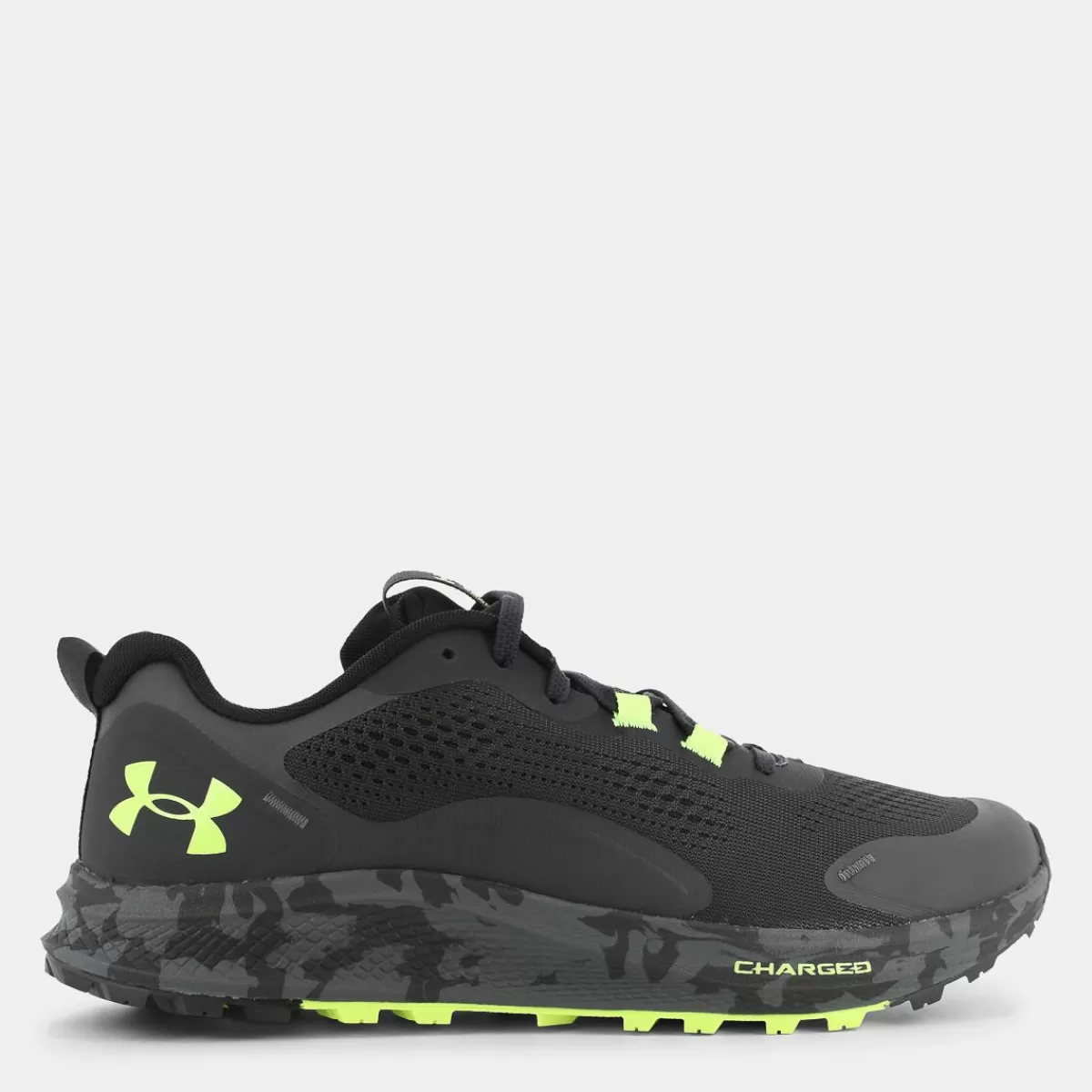 3024186UA Charged Bandit TR 2Jet Gray / Black / Lime Surge- SPORTIVE^UNDER ARMOUR Shop