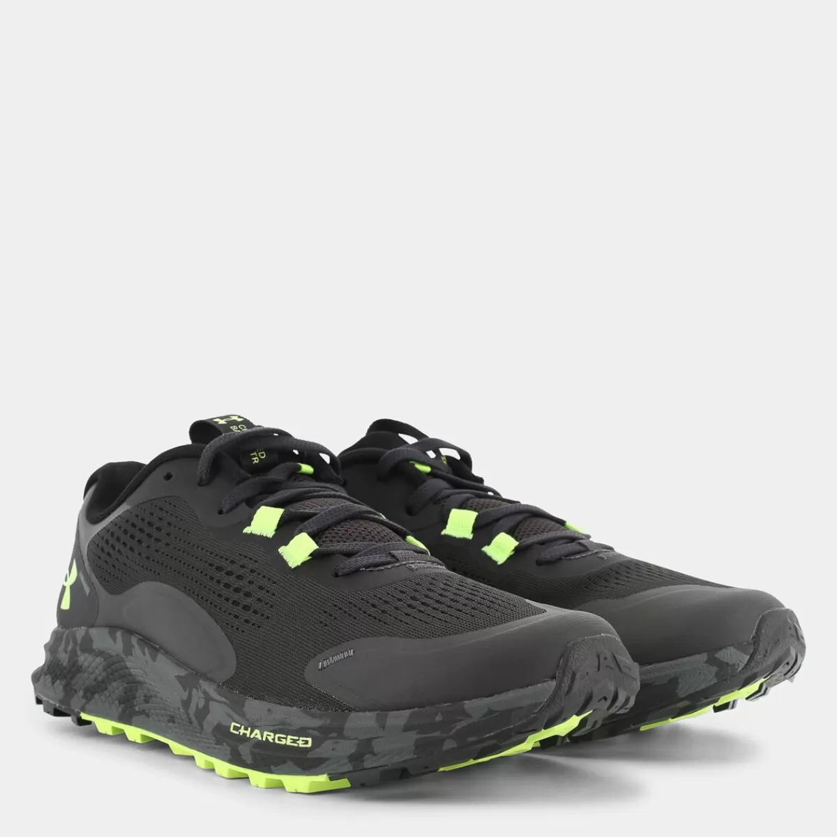 3024186UA Charged Bandit TR 2Jet Gray / Black / Lime Surge- SPORTIVE^UNDER ARMOUR Shop