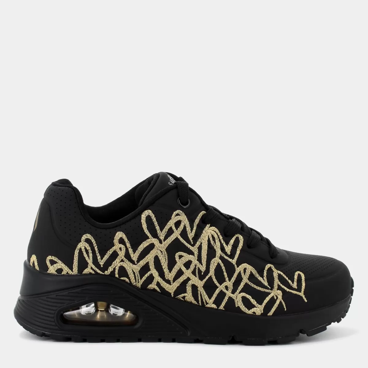 177975UNOBLACK/GOLD- SPORTIVE^SKECHERS Clearance