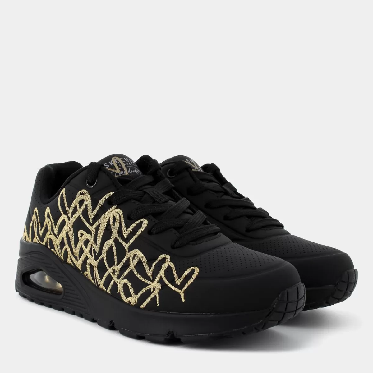 177975UNOBLACK/GOLD- SPORTIVE^SKECHERS Clearance