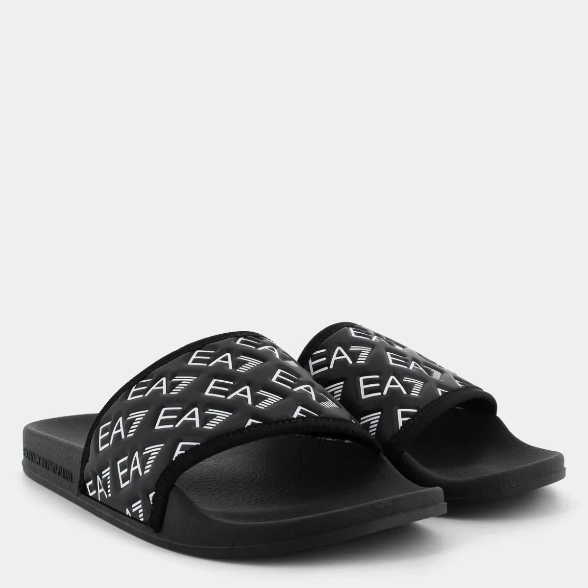 XCP010XK340N078ALL OVER SLIPPERBLACK+WHITE- CIABATTE^EA7 Cheap